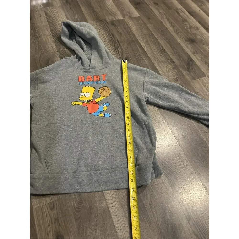 Old Navy Bart Simpson Hoodie Sweatshirt Basketball Youth Kids Boys Size XL 14-16